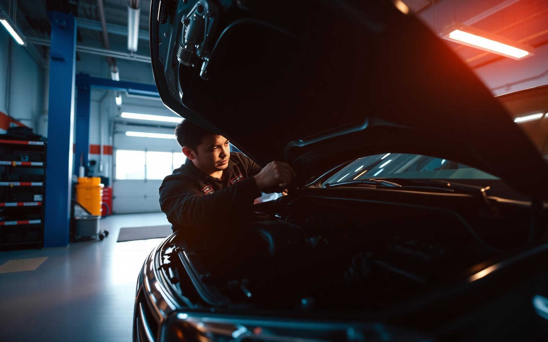 Mechanic at work